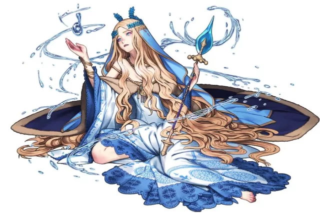 Artwork of Elia from Final Fantasy III