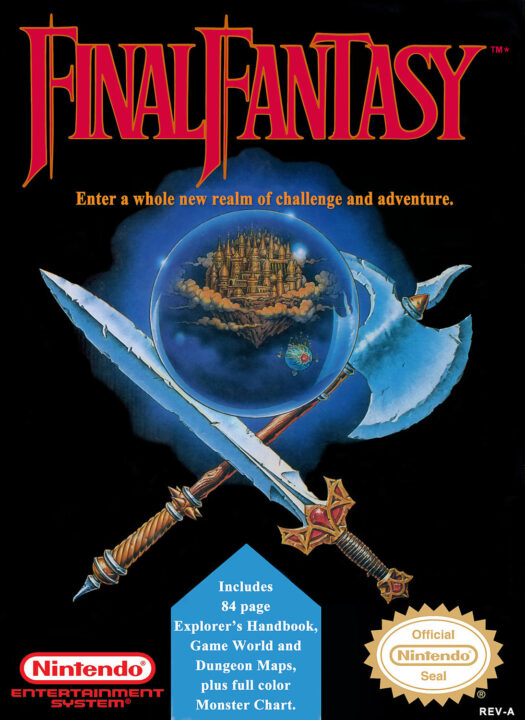 Final Fantasy NES Box Art