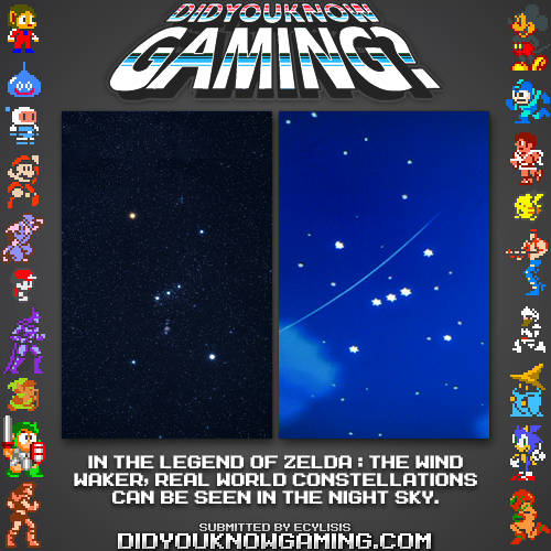 Earthly Constellations as seen in The Legend of Zelda The Wind Waker.
