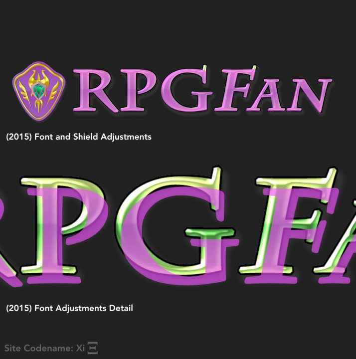 RPGFan logo font update comparison from 2015