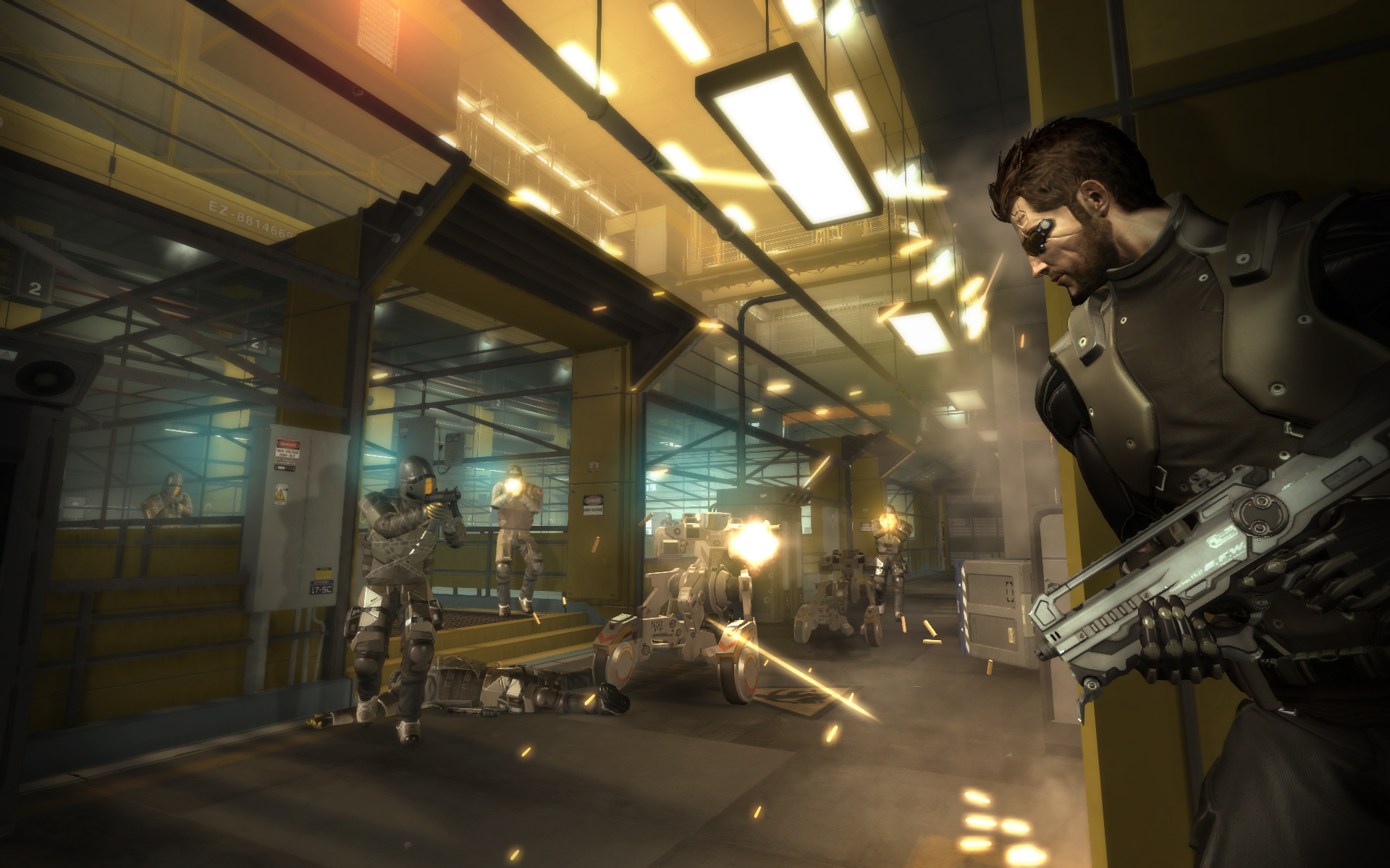 Deus ex human revolution дергается изображение при прицеливании