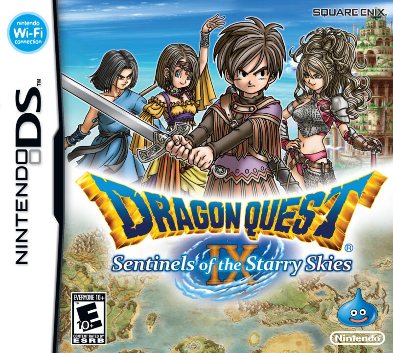 Dragon Quest IX: Sentinels of the Starry Skies US Cover Art