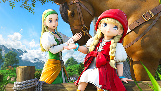 An image of Serena and Veronica in Dragon Quest XI