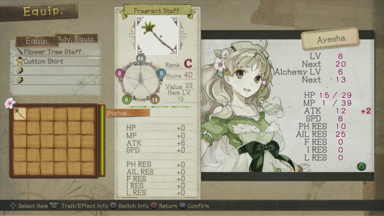 Atelier Ayesha The Alchemist of Dusk ss 242