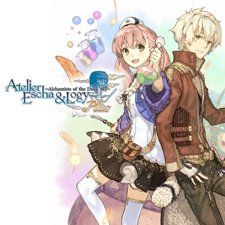 Atelier Escha Logy Plus Alchemists of the Dusk Sky Cover Art US