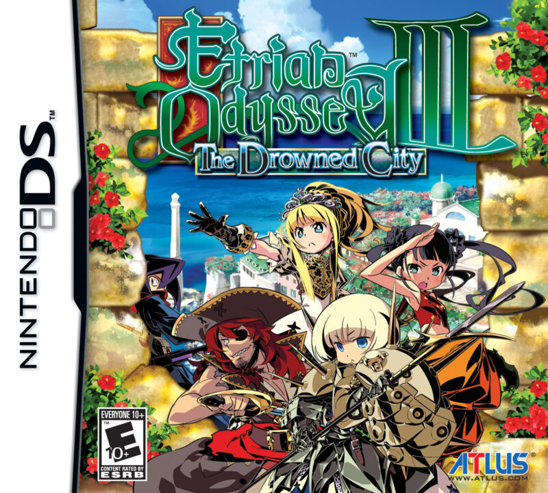 Etrian Odyssey III The Drowned City box usfront