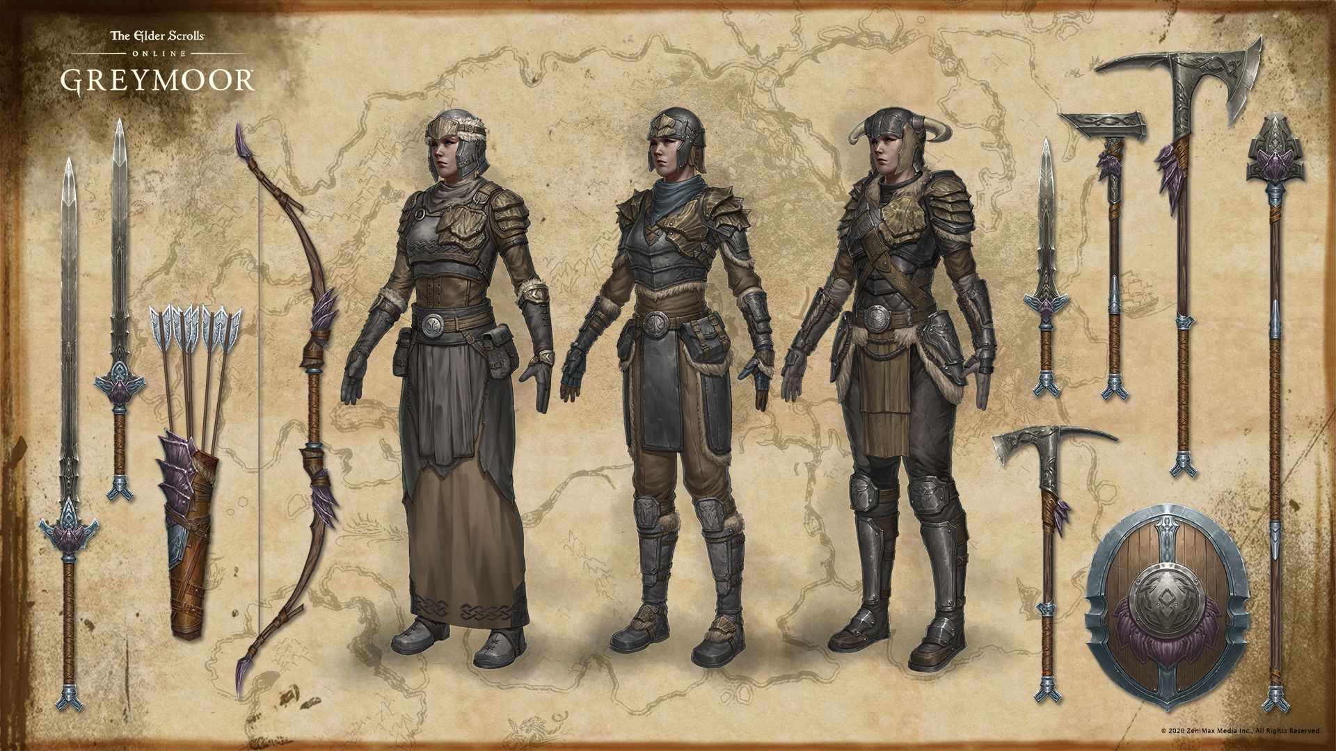 The Elder Scrolls Online Greymoor Concept Art Blackreach Vanguard Armor