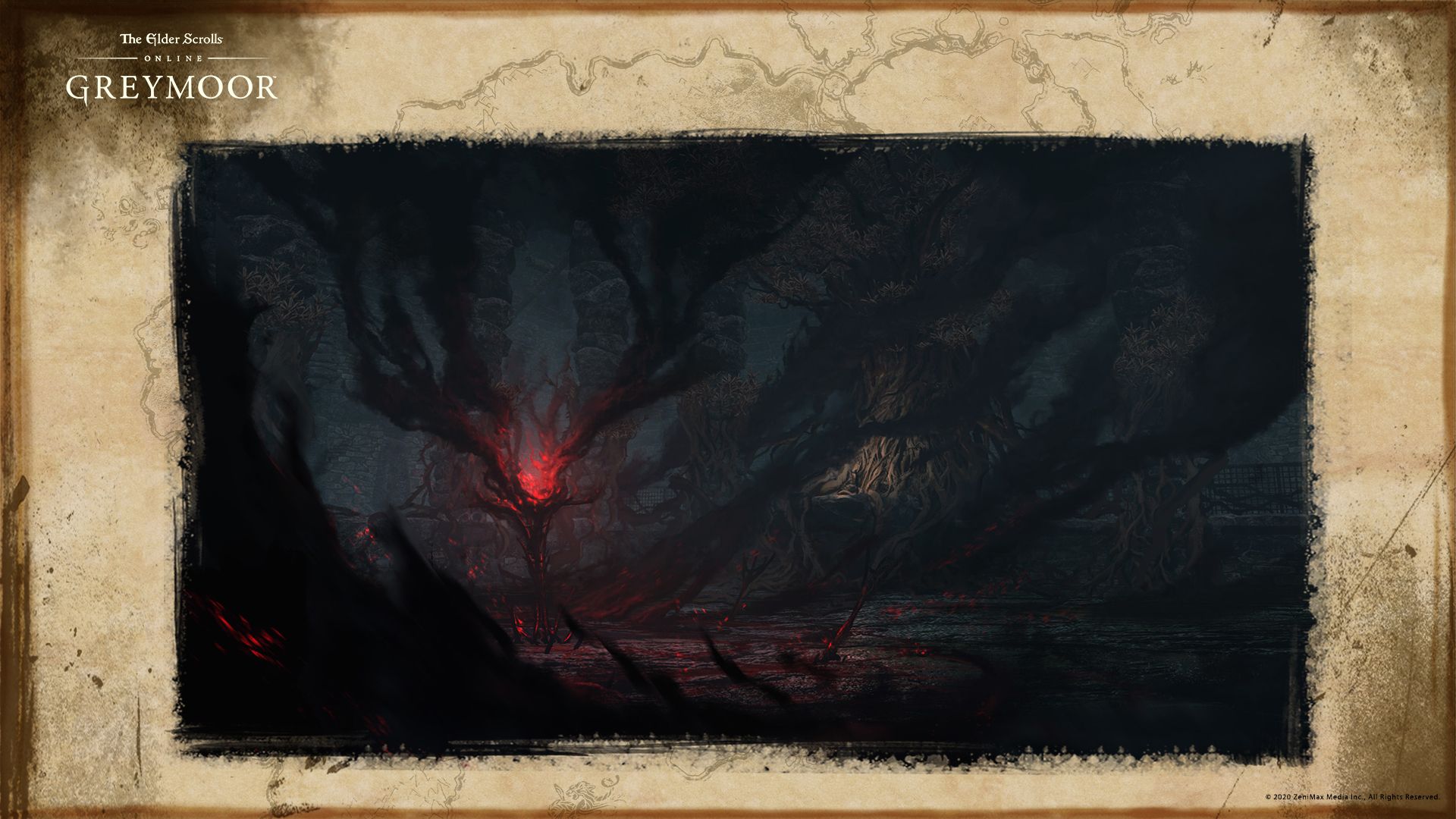 The Elder Scrolls Online Greymoor Concept Art Netheroot Interior Biome