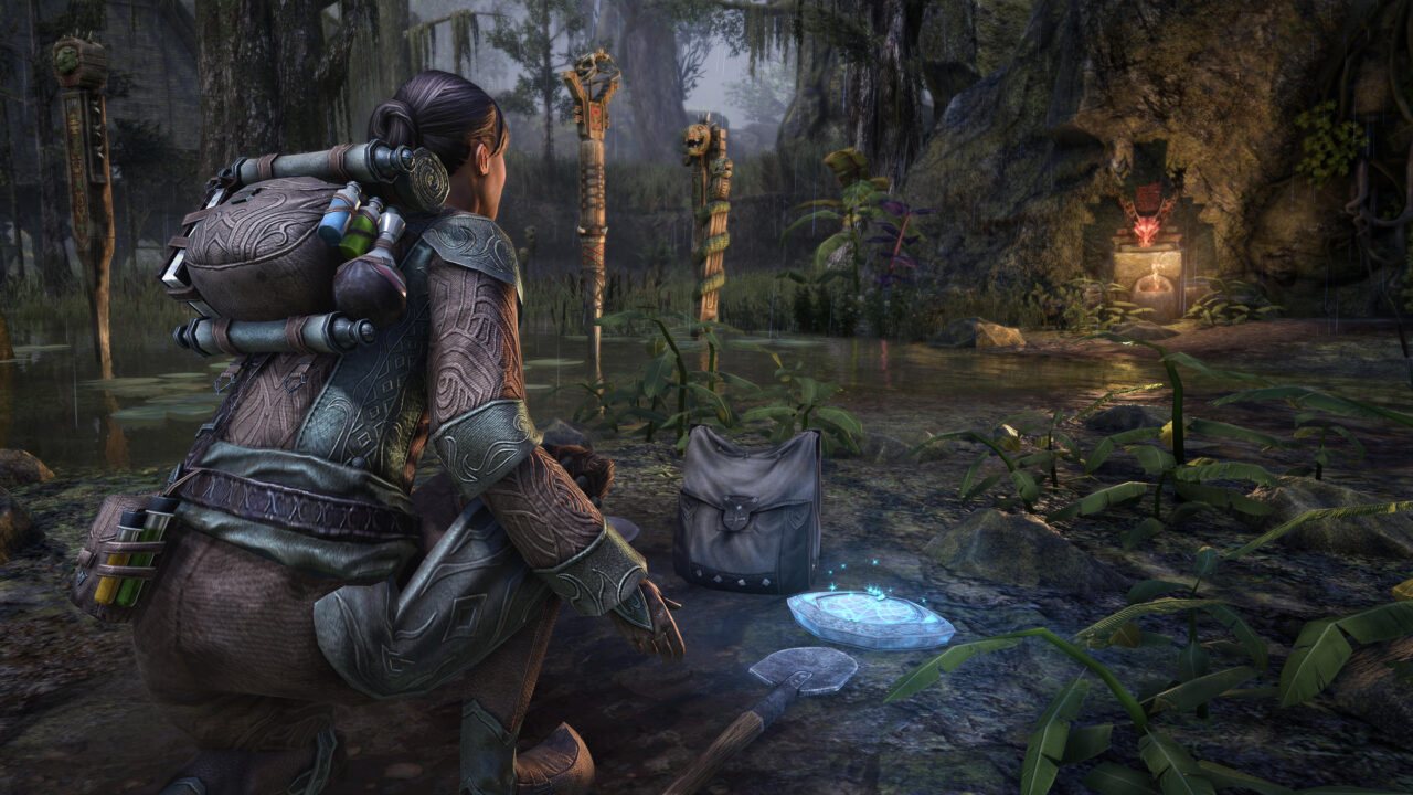 The Elder Scrolls Online Greymoor Screenshot Antiquities Digging