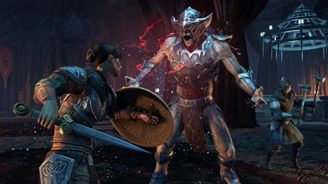 The Elder Scrolls Online Greymoor Screenshot Bloodknight Combat