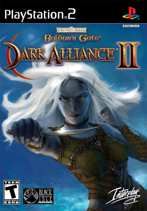 Baldurs Gate Dark Alliance II Cover Art PS2