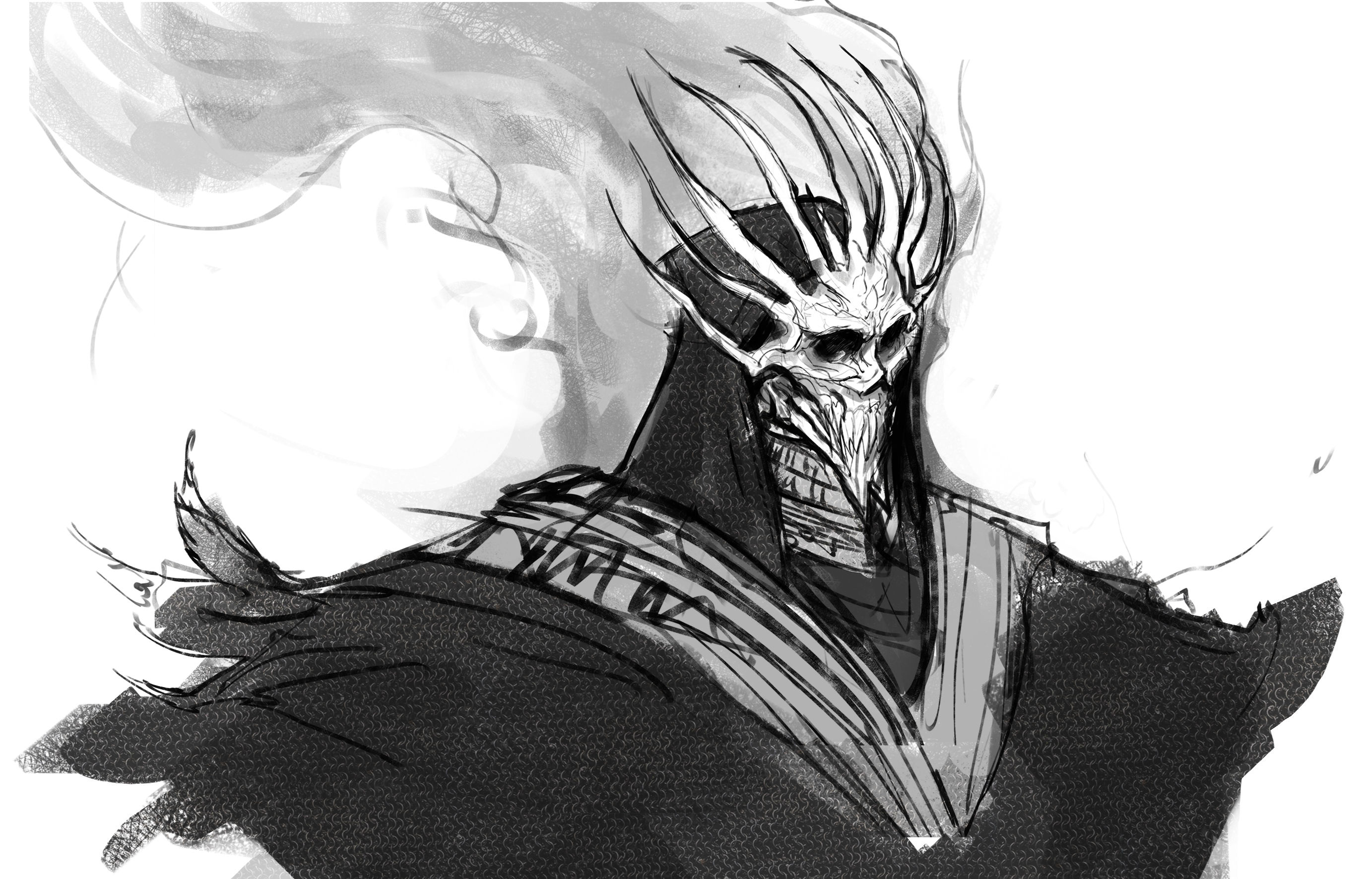 Externus Path of the Solari Artwork abomination head