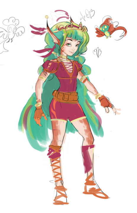 Externus Path of the Solari Artwork luna color concept