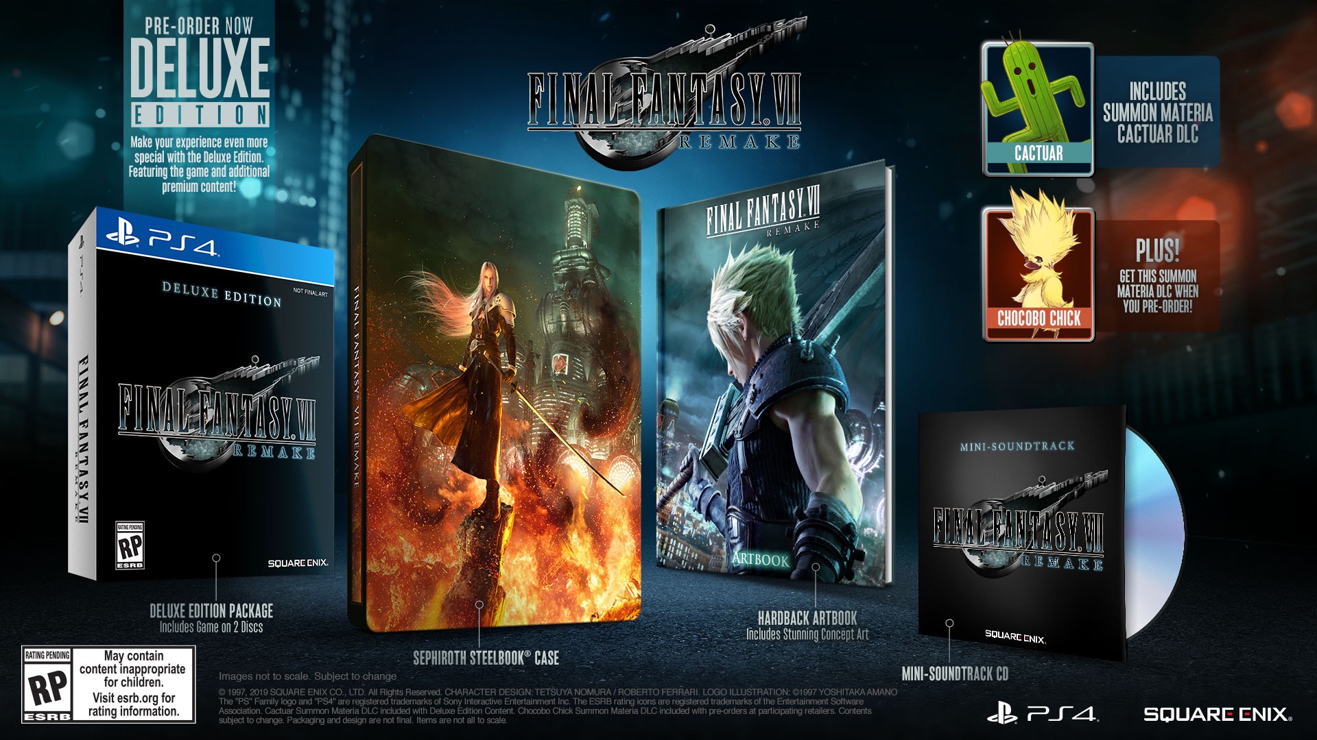 Final Fantasy VII Remake Cover Art 001