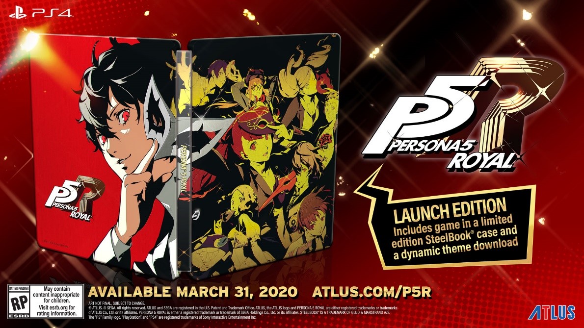 Persona 5 Royal Cover Art Launch Edition