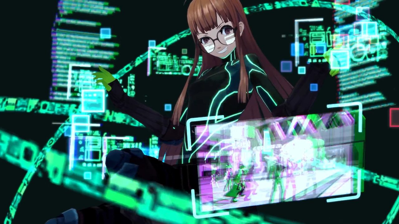 A screenshot of Futaba from Persona 5 Royal.