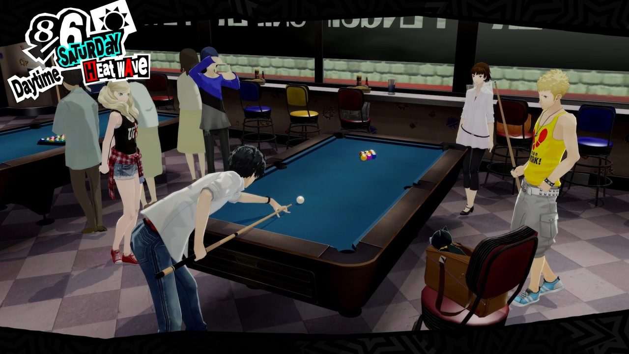 A cutscene screenshot from Persona 5 Royal.