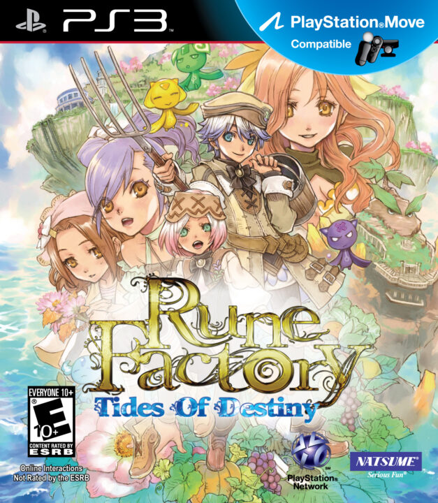 Rune Factory Tides of Destiny Cover Art US PS3