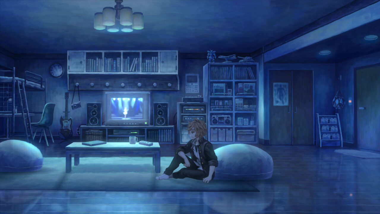 Shu Amiguchi's apartment in 13 Sentinels: Aegis Rim