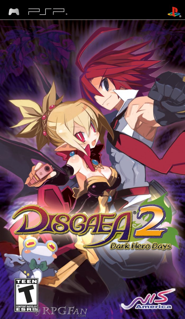 Disgaea 2 Dark Hero Days Cover Art US