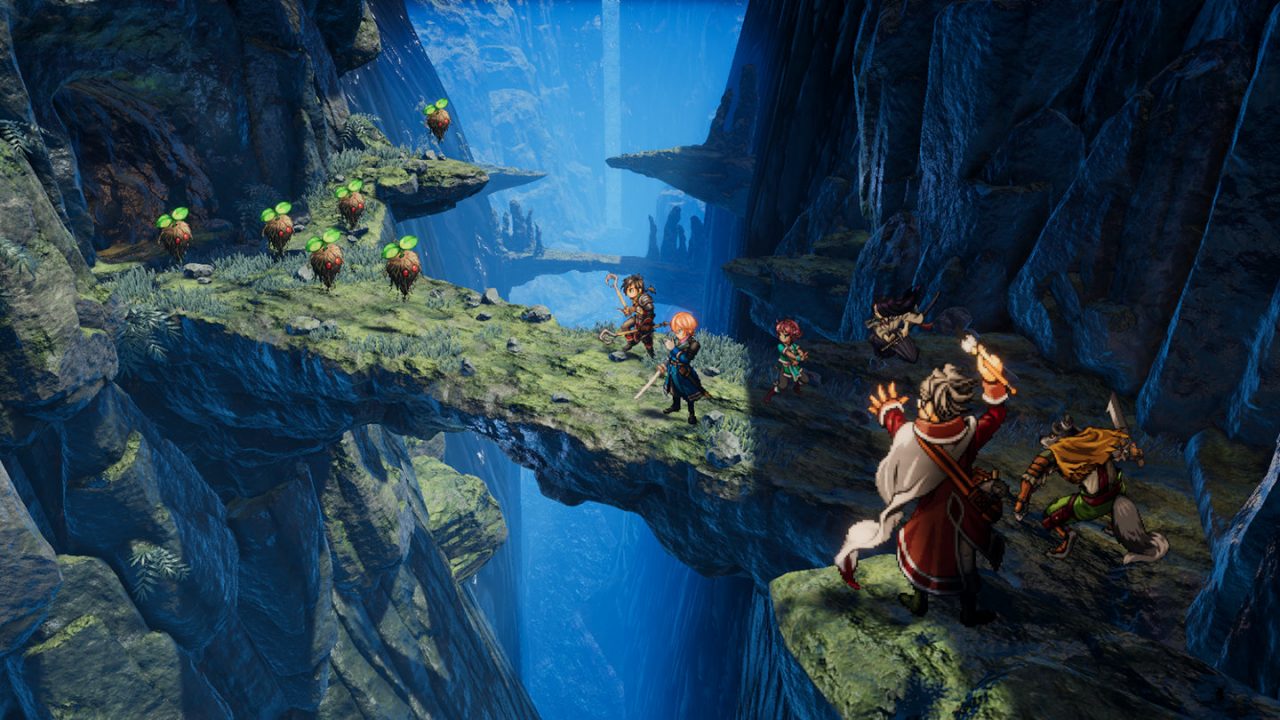 Screenshot From EIyuden Chronicle Featuring A Ravine