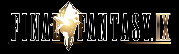 Final Fantasy IX Logo Black