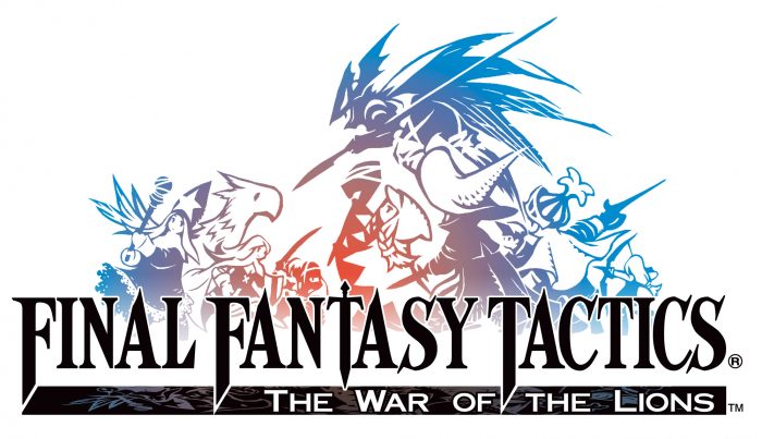 Final Fantasy Tactics The War of the Lions Logo on White