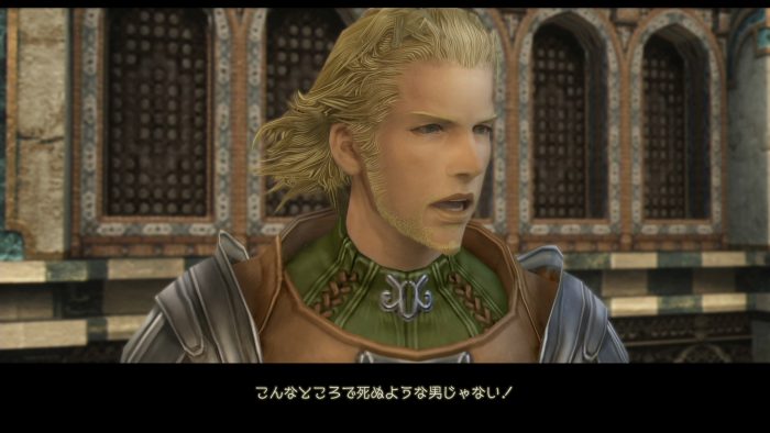 A shot of Basch in Final Fantasy XII