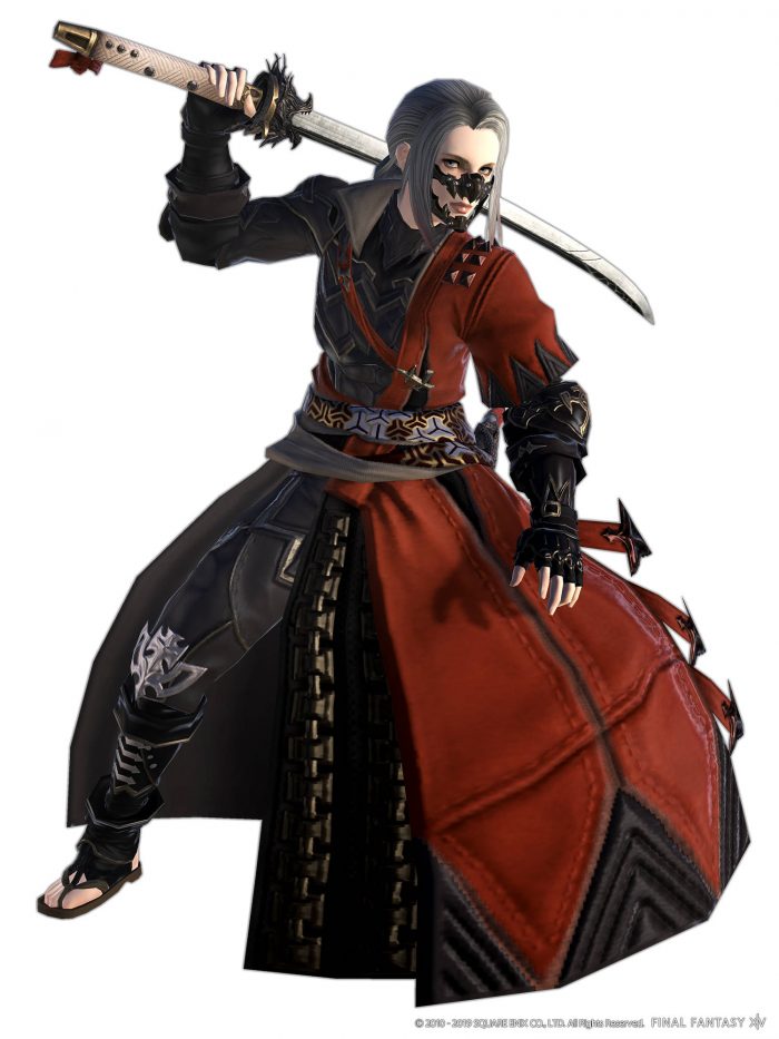 Final Fantasy XIV Shadowbringers Artwork 042 Samurai Artifact Gear