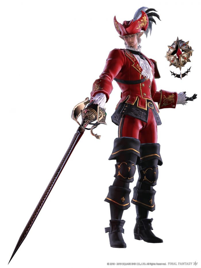 Final Fantasy XIV Shadowbringers Artwork 047 Red Mage Artifact Gear