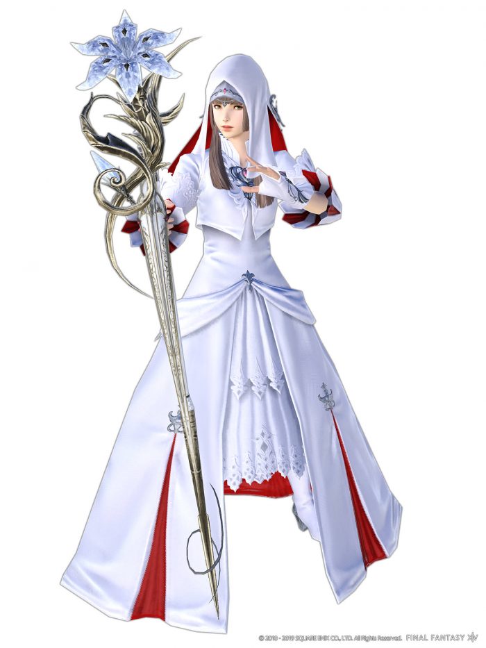 Final Fantasy XIV Shadowbringers Artwork 048 White Mage Artifact Gear