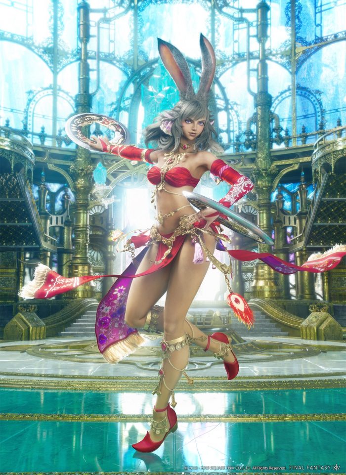 Final Fantasy XIV Shadowbringers Artwork 056 Dancer in Crystarium