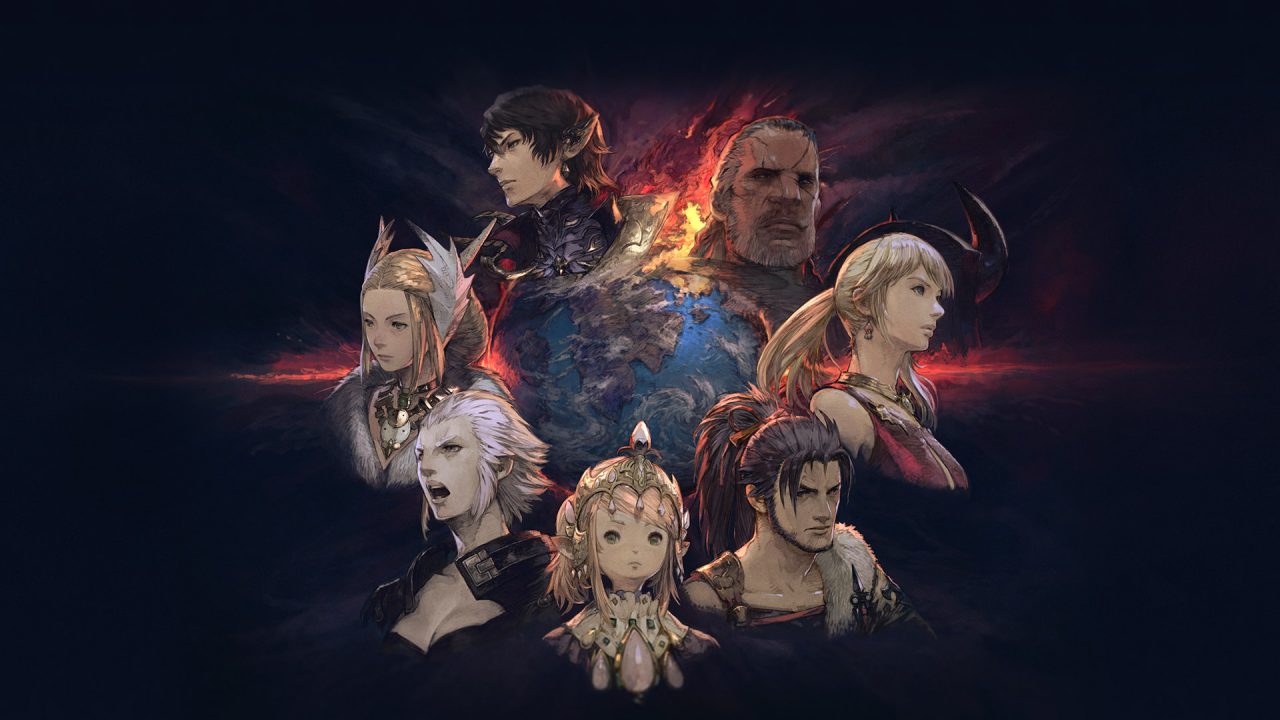 Final Fantasy XIV's main regional leaders form a circle.