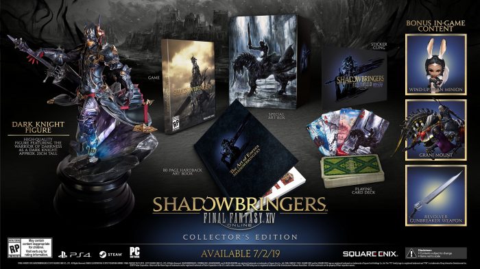 Final Fantasy XIV Shadowbringers Cover Art Collectors Edition