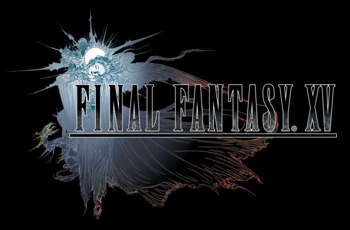 Final Fantasy XV Logo on Black