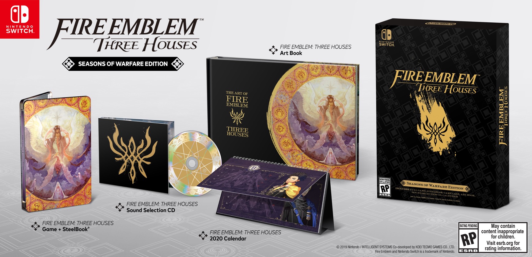 Fire Emblem Three Houses Cover Art RPGFan