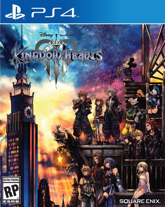 Kingdom Hearts III Cover Art PS4