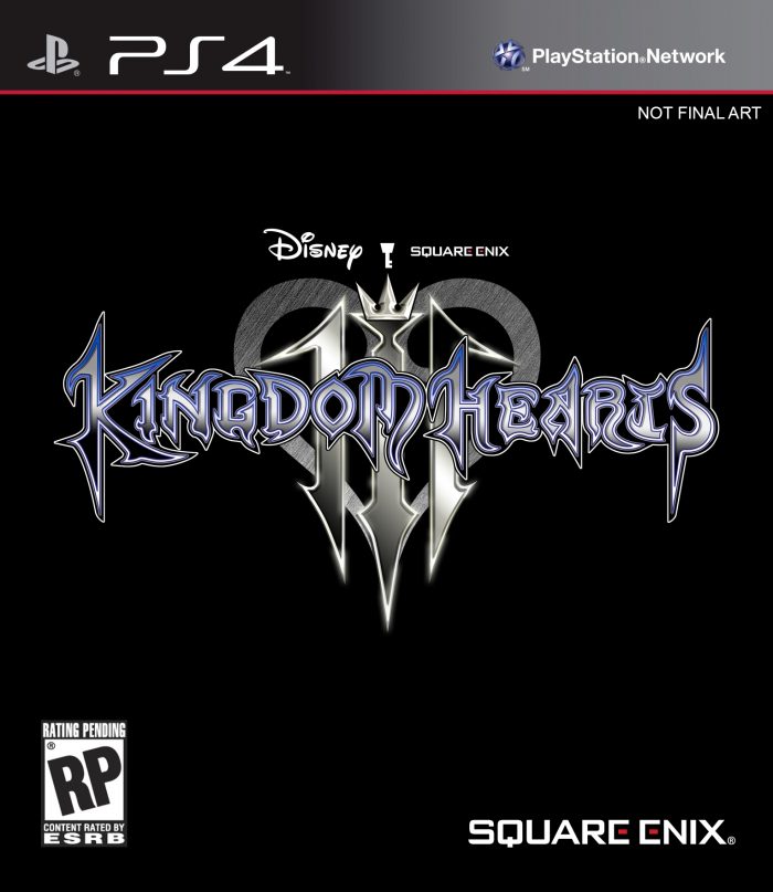 Kingdom Hearts III Cover Art (PS4, Preliminary)