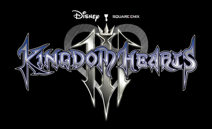 Kingdom Hearts III Logo on Black