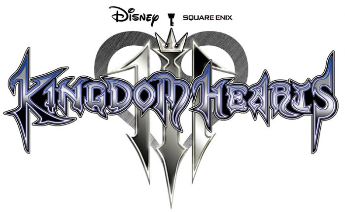 Kingdom Hearts III Logo on White