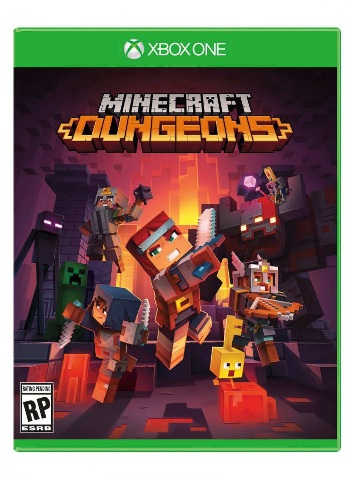 Minecraft Dungeons Cover Art (Xbox One)