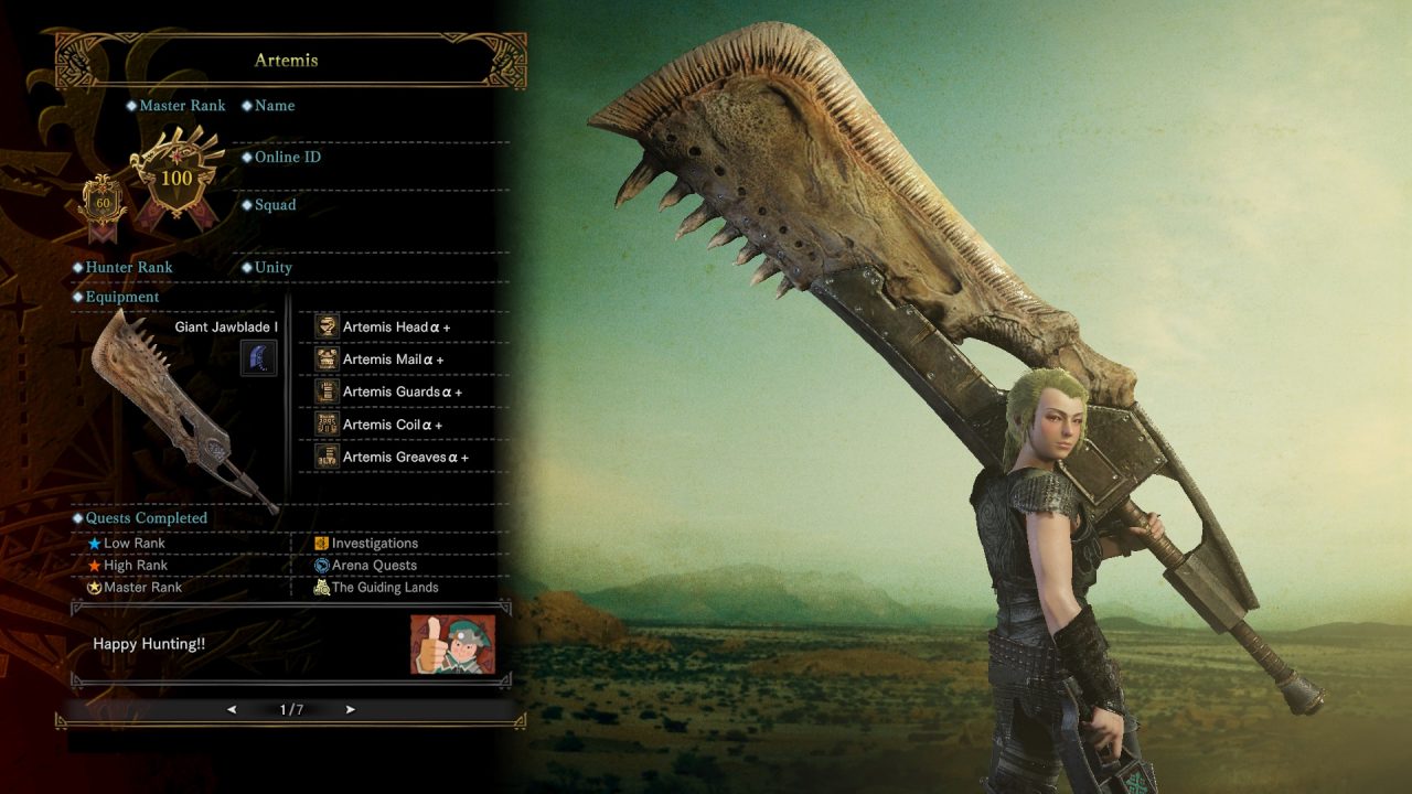 Screenshot From Monster Hunter World Featuring Milla Jovovich 
