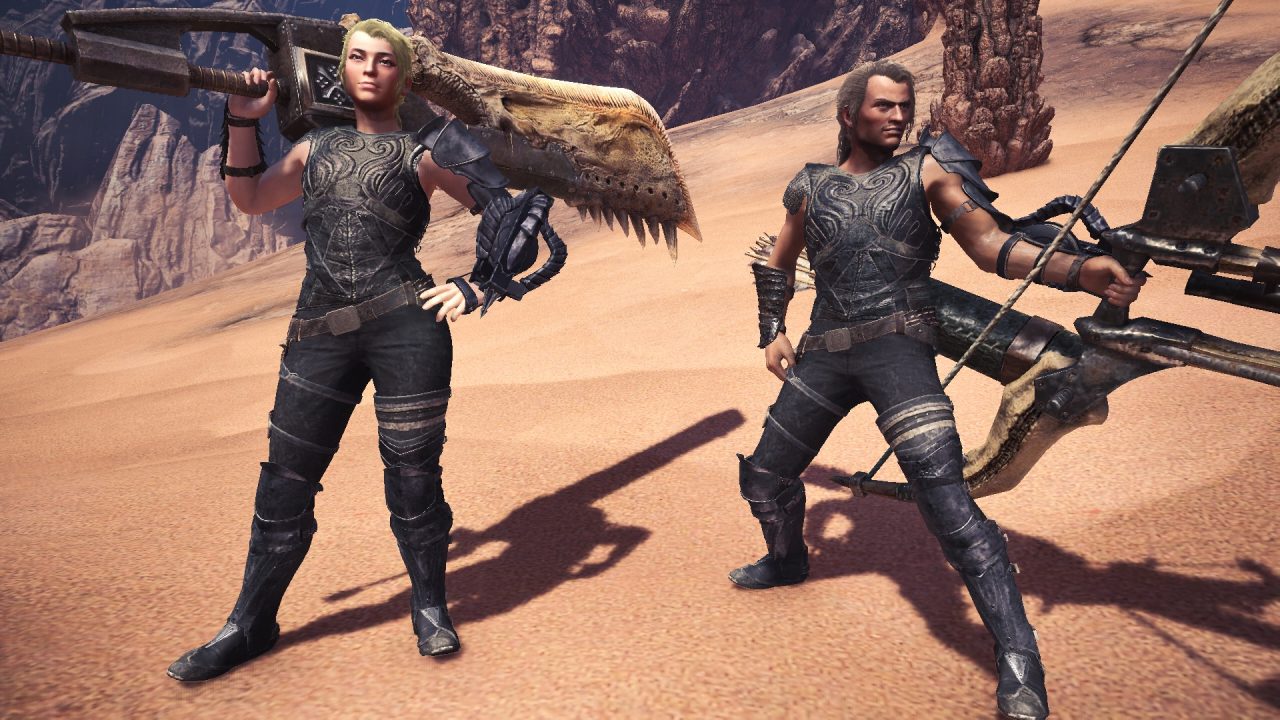 Screenshot From Monster Hunter World Featuring Milla Jovovich 