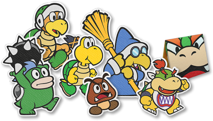 Paper Mario The Origami King Artwork Paper Allies