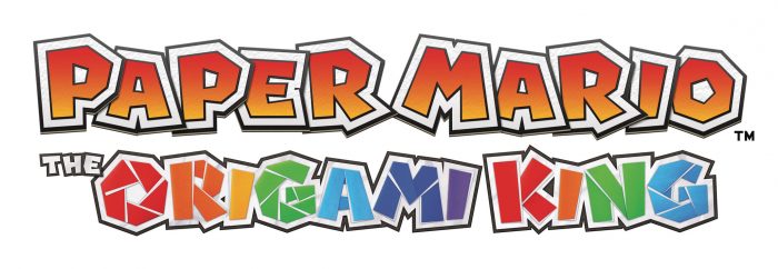 Paper Mario The Origami King Logo US on White