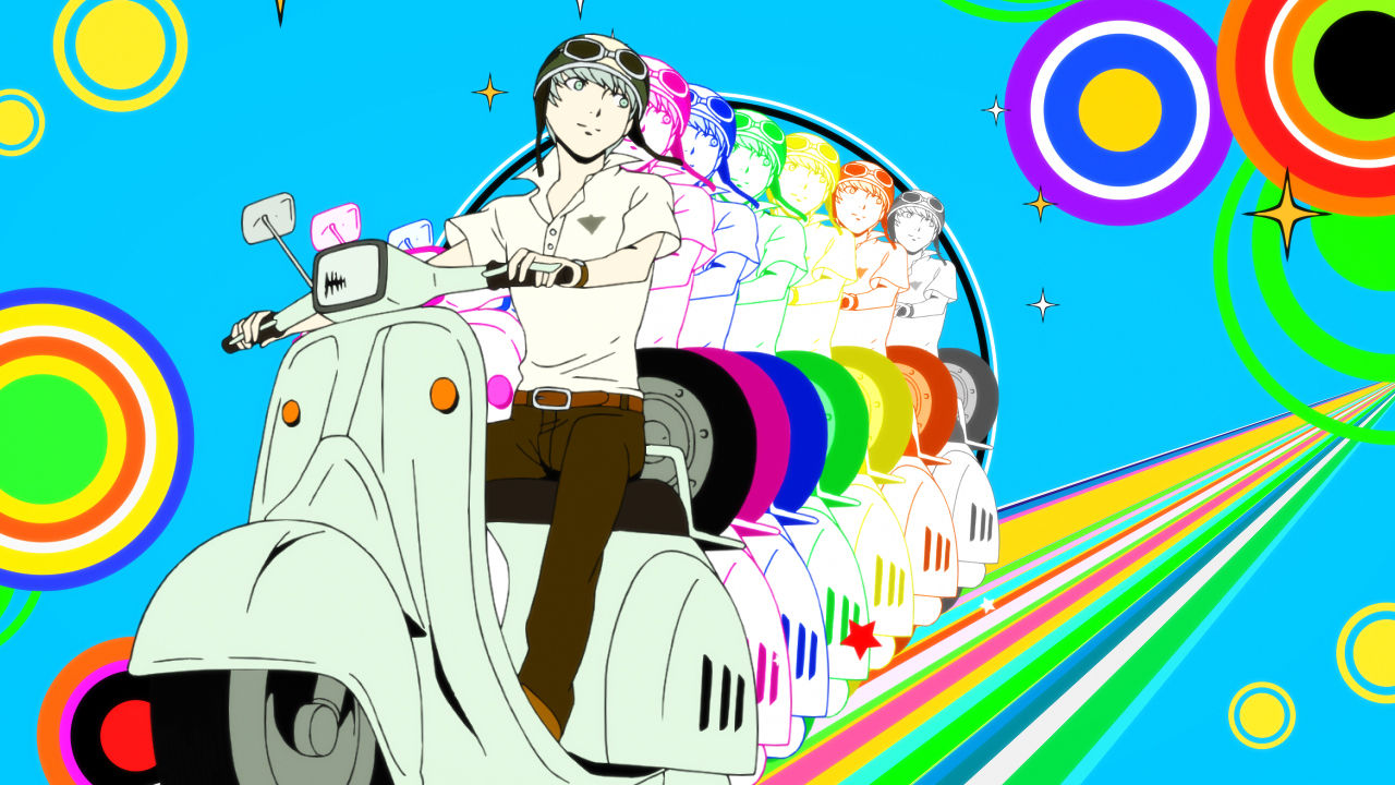 A showcase for the colorful art of Persona 4 Golden by Atlus