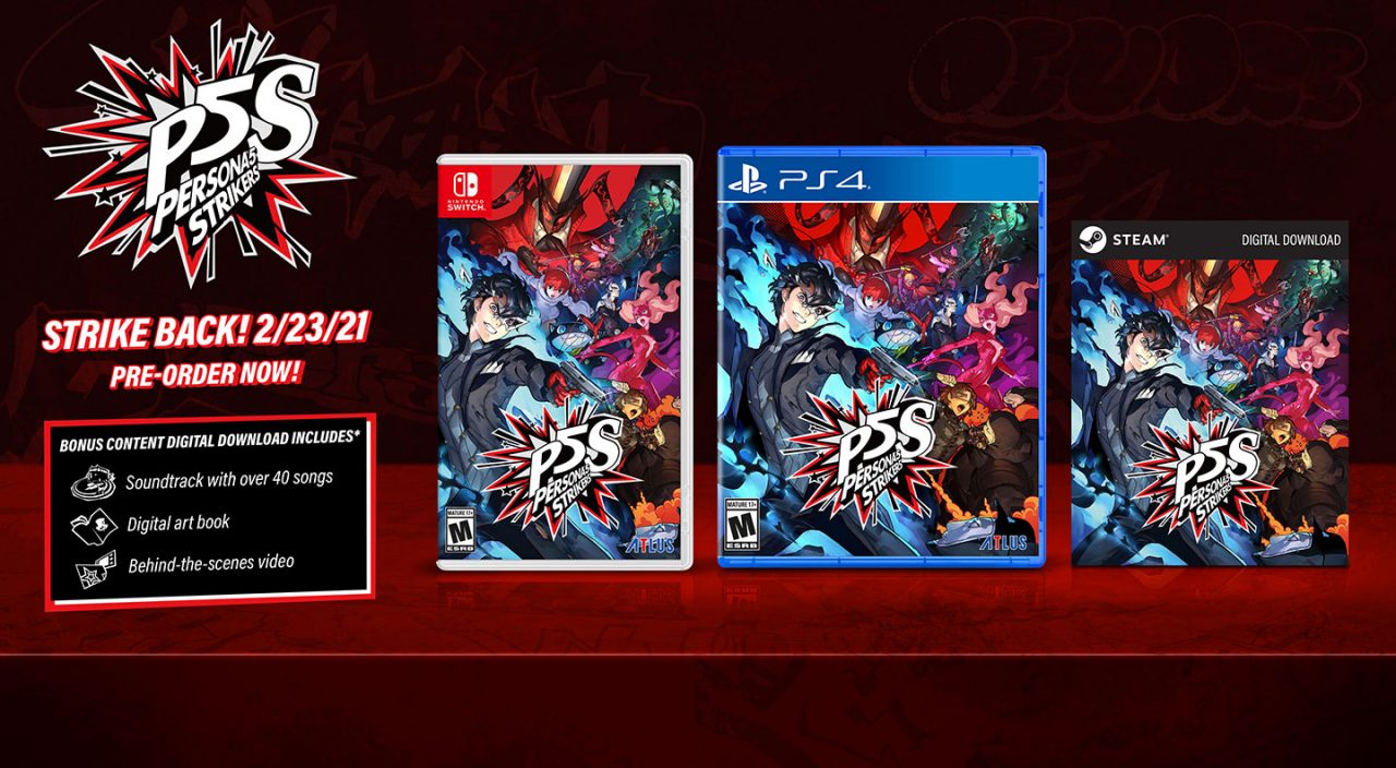 Persona 5 Strikers Cover Art US Glamour Shot