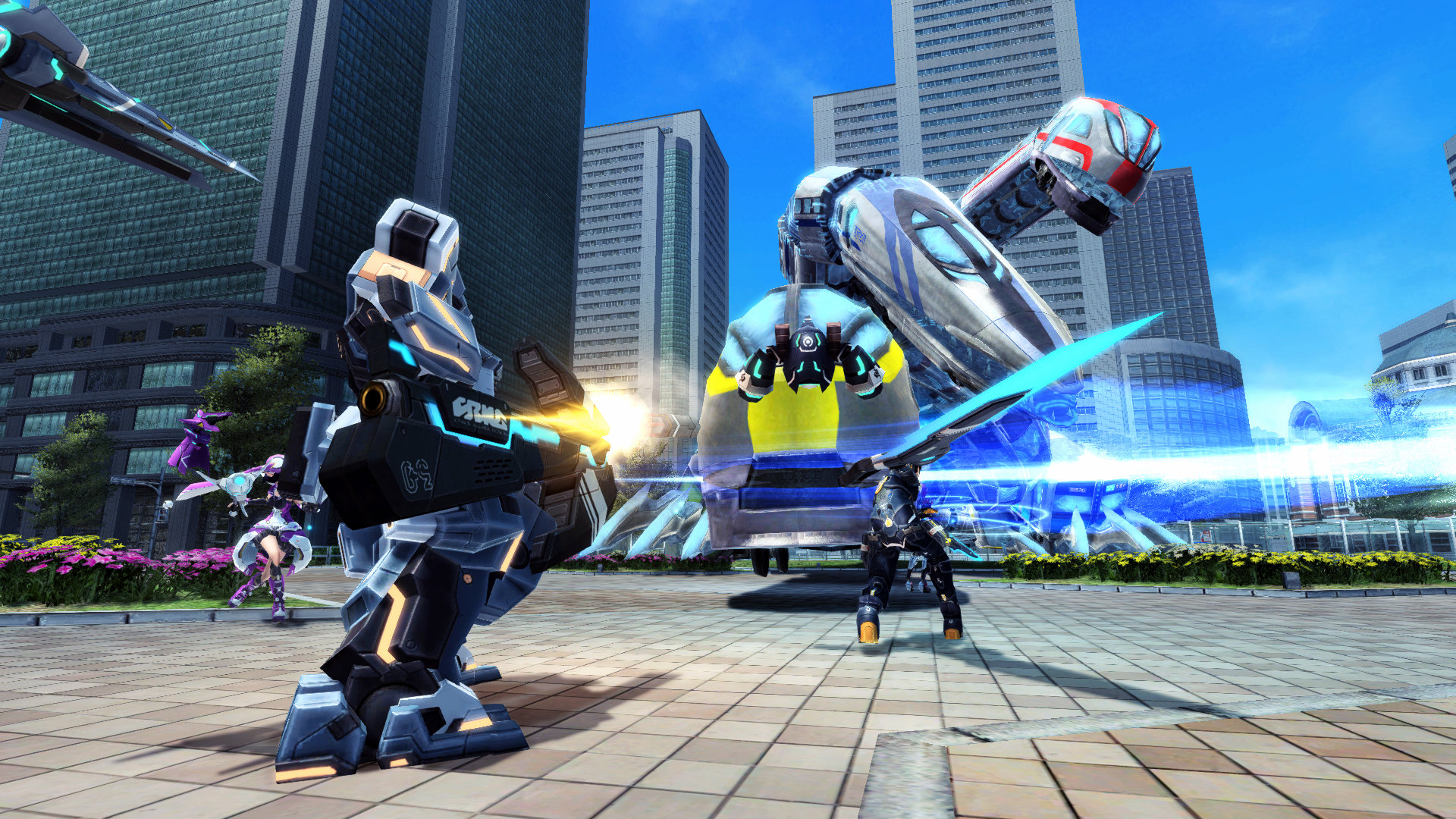 Screenshot Of A Battle in Phantasy Star Online 2 Episode 4