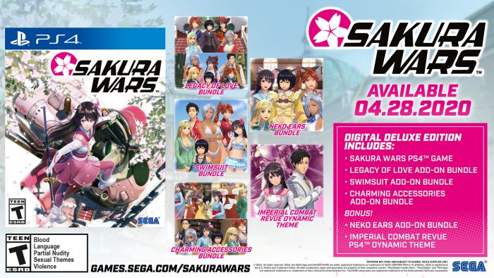 Sakura Wars 2020 Cover Art Digital Deluxe Edition Glam Shot