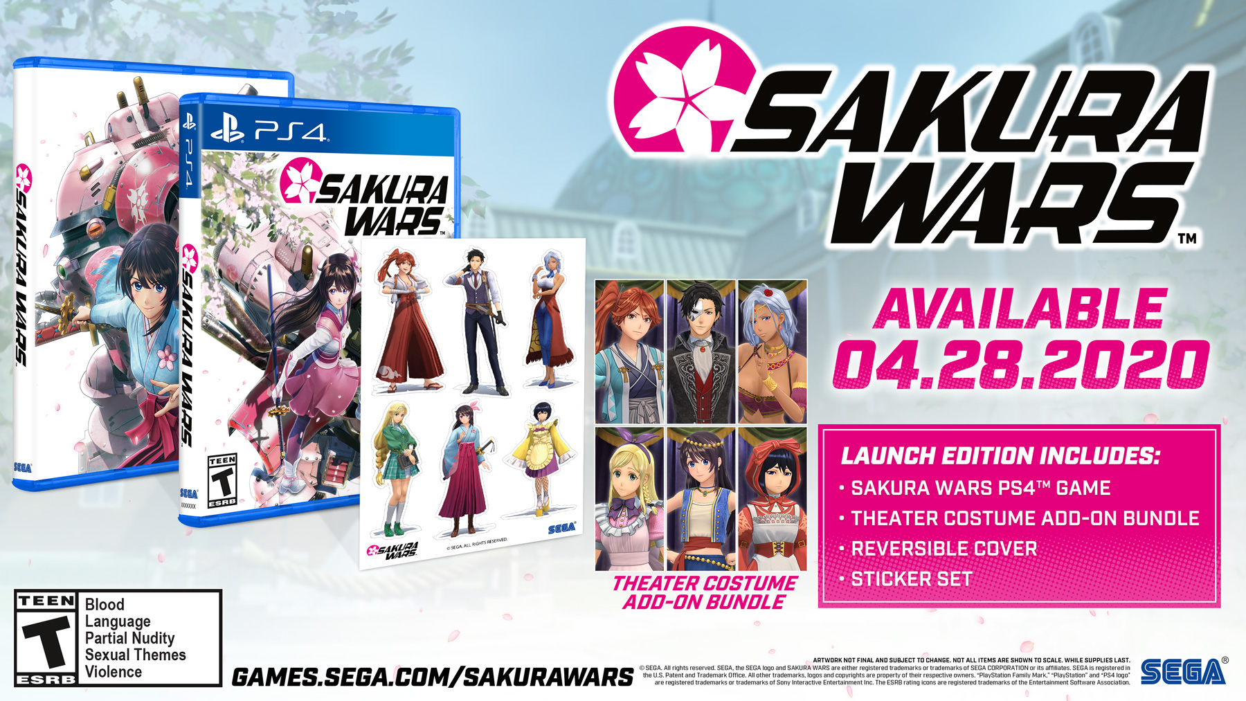 Sakura Wars 2020 Cover Art Sakura Wars Launch Edition Glam Shot